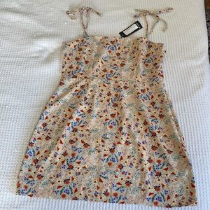 Nasty Gal size 10 floral mini dress